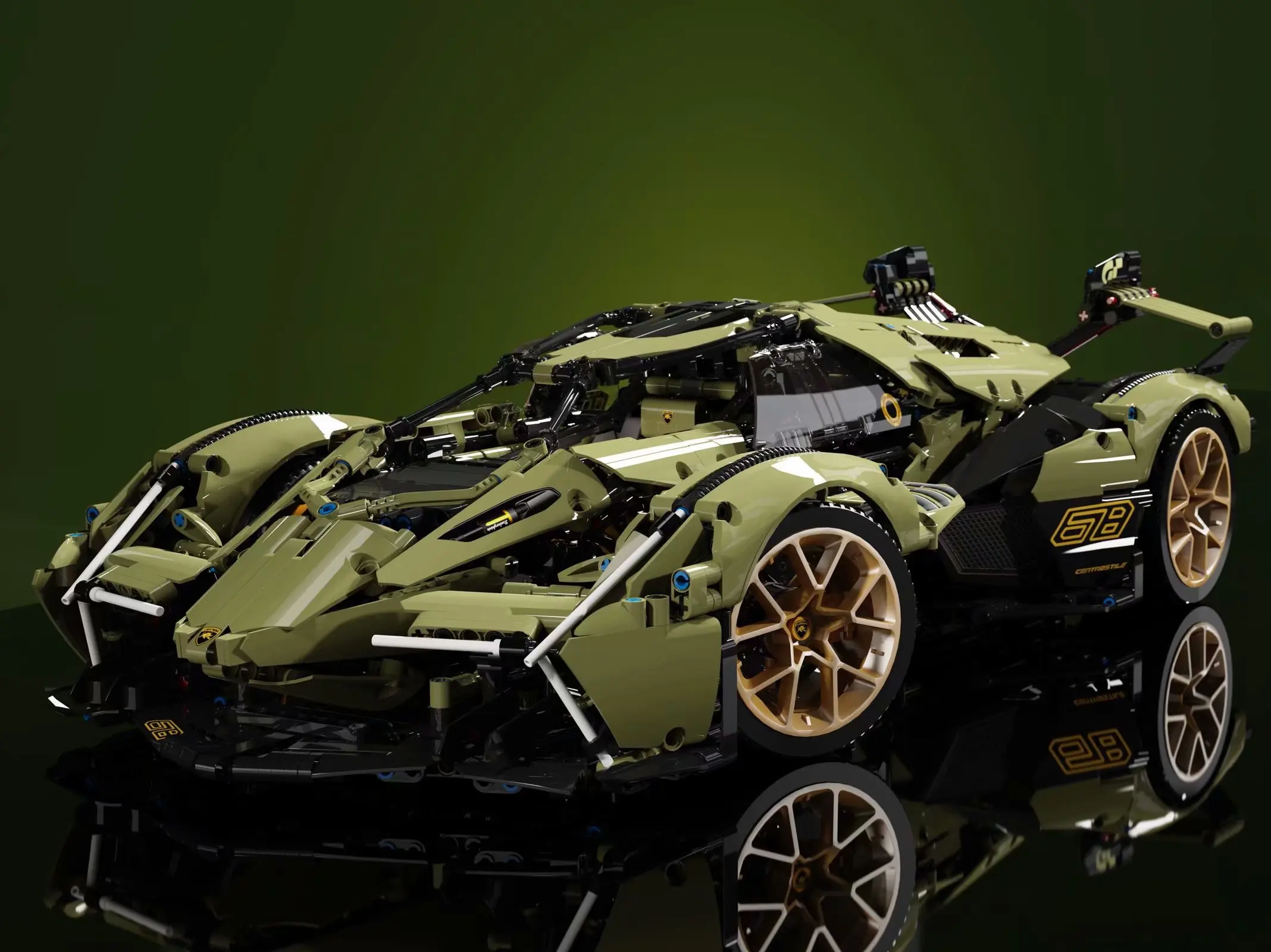 Лидер продаж конструктор Moyu 1:8 Lam borghini RC OEM автомобили техника игрушки для детей