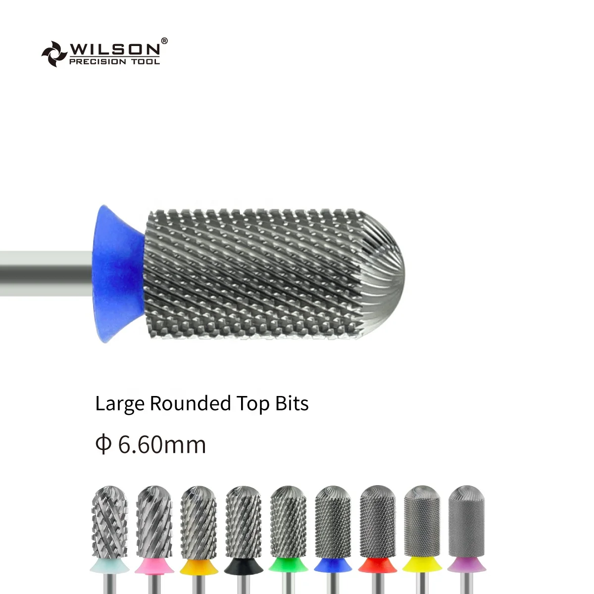 Large Rounded Top Bits/ Uncoated WILSON bit nail drill Electric Gel Removal carbide Dental Bur