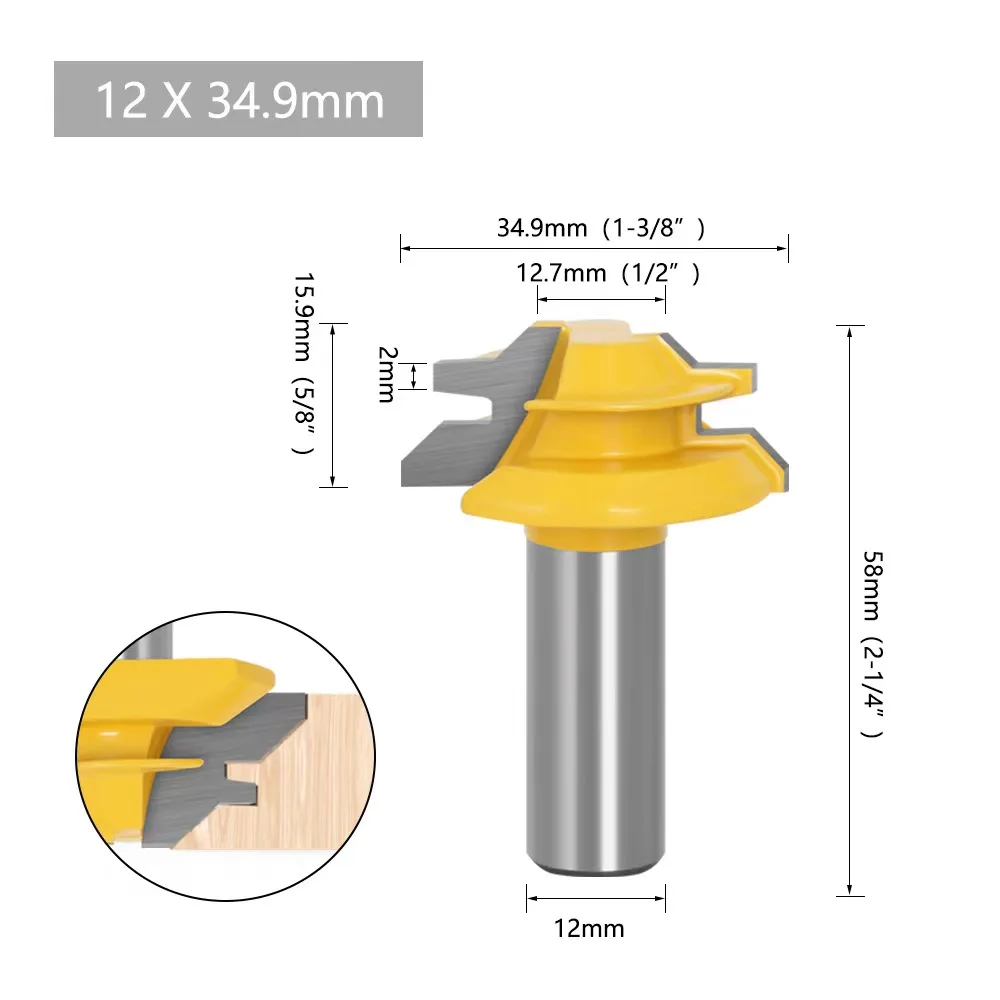 woodworking 45 degree mortise and tenon joint panel direct selling line cutter