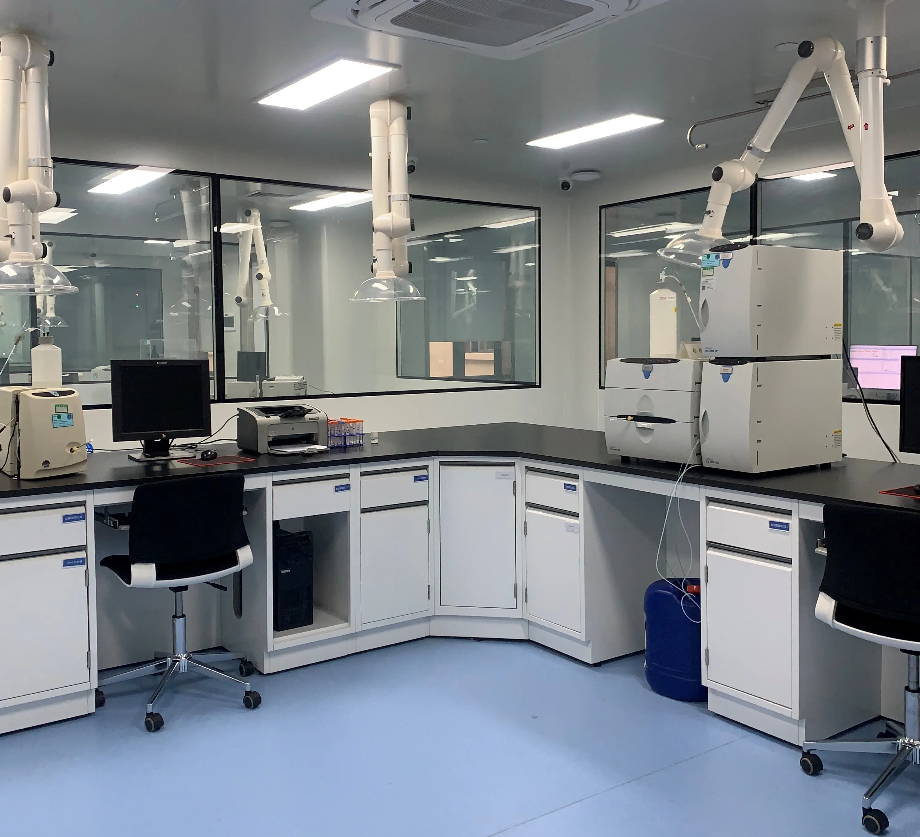 University lab Biochemistry tables laboratory equipment desk furniture