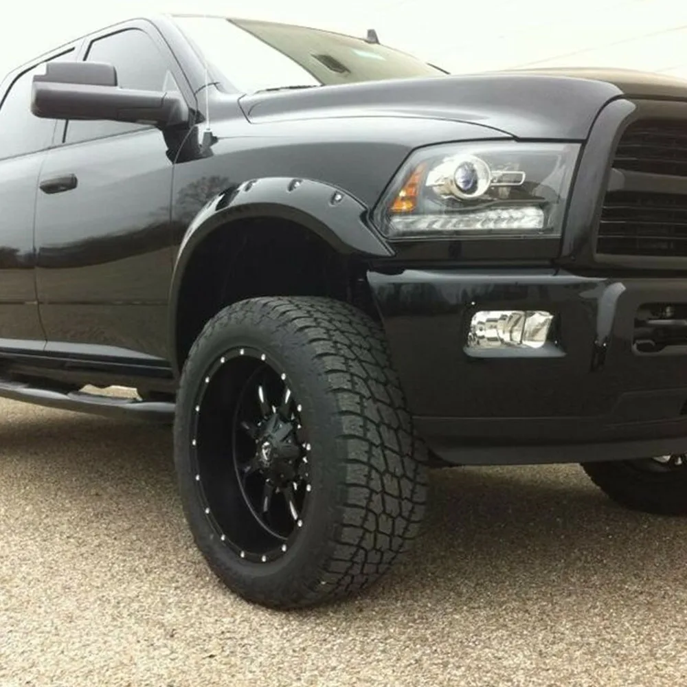 
 KSCPRO матовые черные покрасочные фонарики для внедорожников в стиле болтов для крыльев RAM 2500/3500HD 2010-2018  