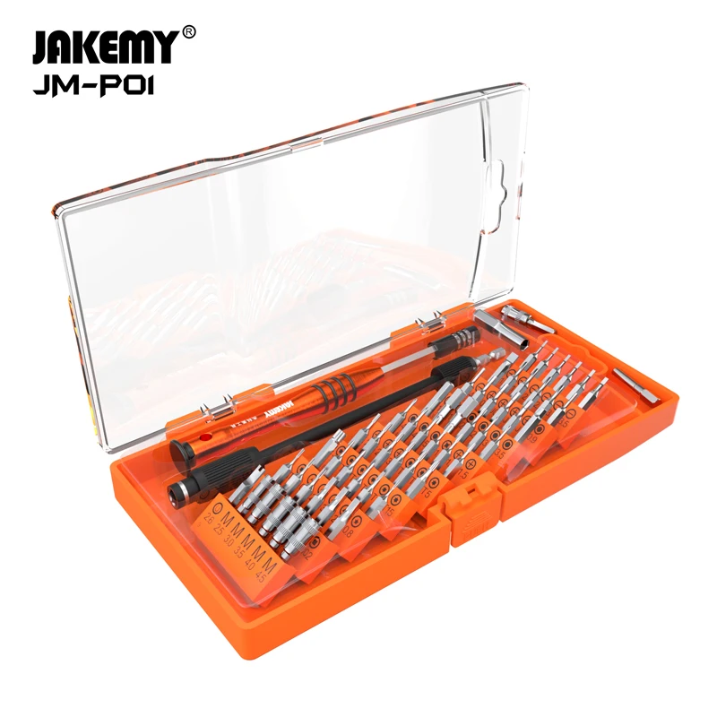 JAKEMY Wholesale 74 in 1 Professional Electronic Repair Toolkit Portable Screwdriver Set for Electronic DIY Repair