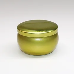 New special design wholesale unique new 2.2 oz multi colors tinplate cans candle jar