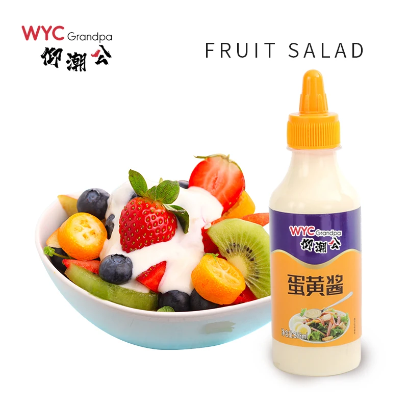 Most Popular Child Factory Price With OEM Backing Cake Or Salad 258ml Delicious Sweet Sauce With Sandwich Bread Mayonnaise Sauce