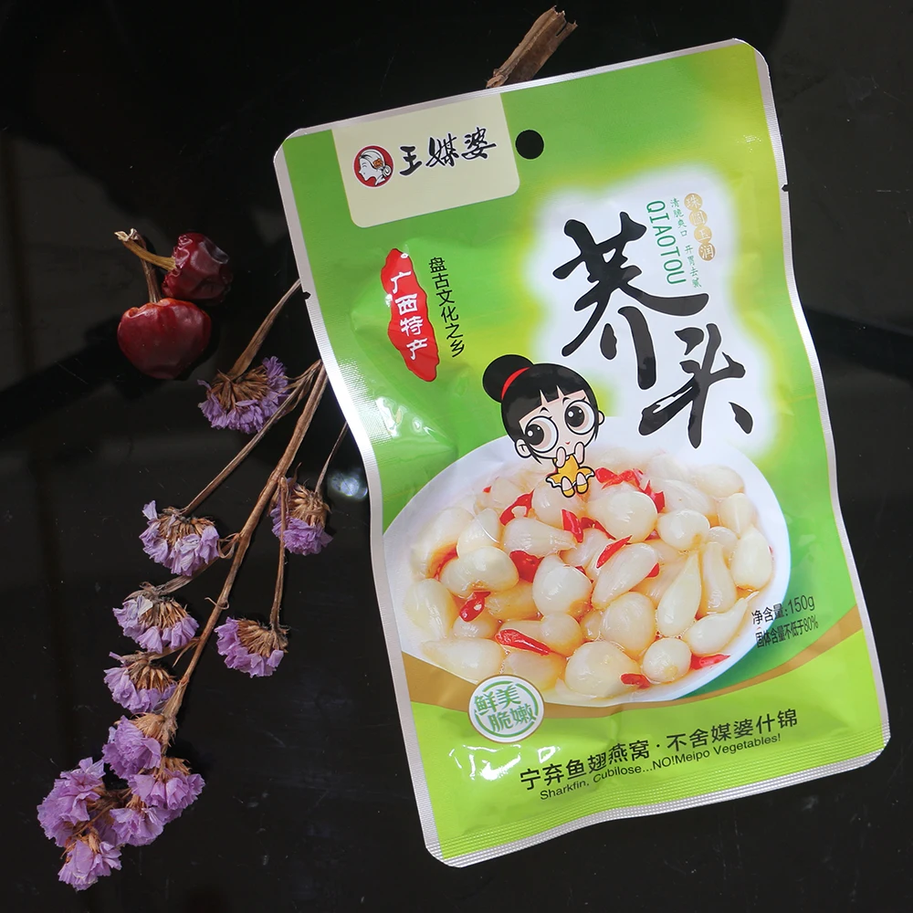 High Quality Slightly Spicy Pickled Healthy Food Bag Vegetable Pickled Chinese Bulbous Onion