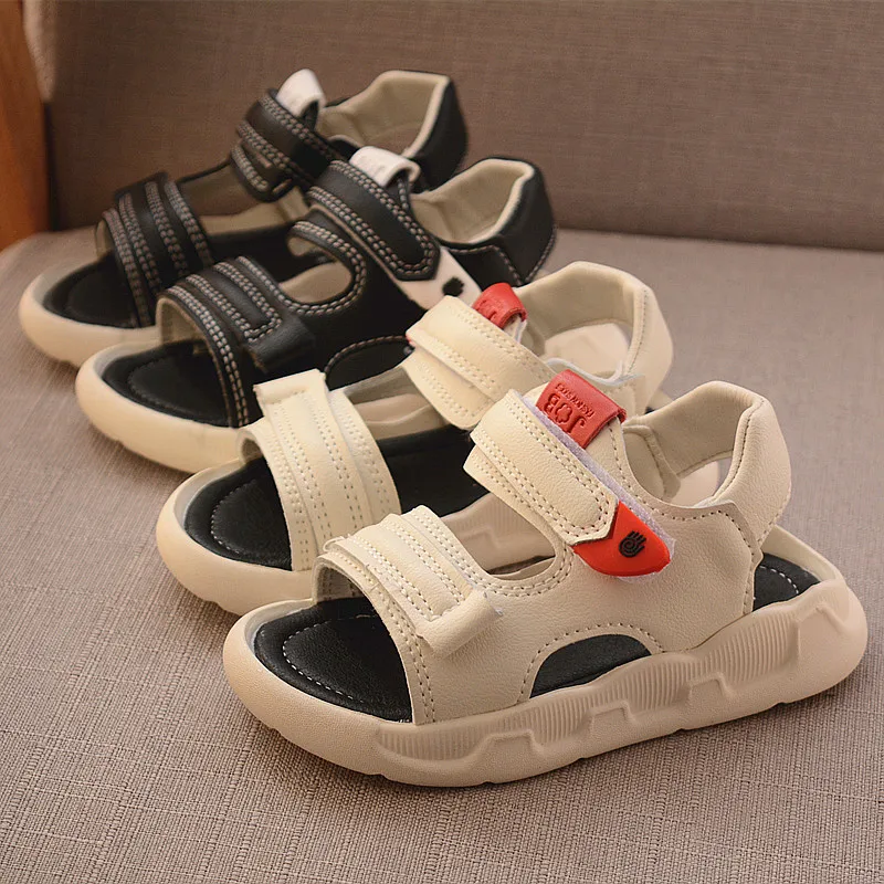 Fashion Lovely Solid Children Sandals Sports Summer Beach Girls Boys Shoes High Quality Breathable Cute Kids Sneakers Toddlers