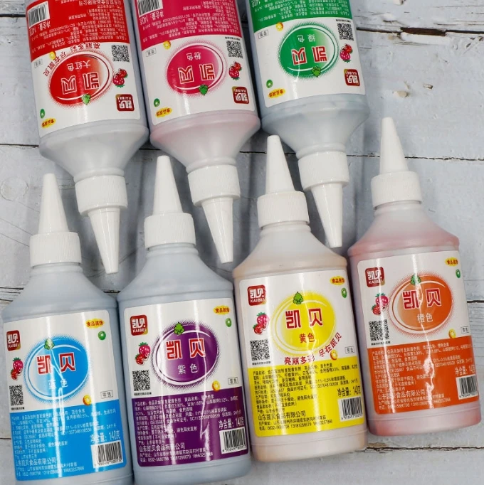 Factory Price bakery decoration ingredients food color for cake ice cream cookies gel colors