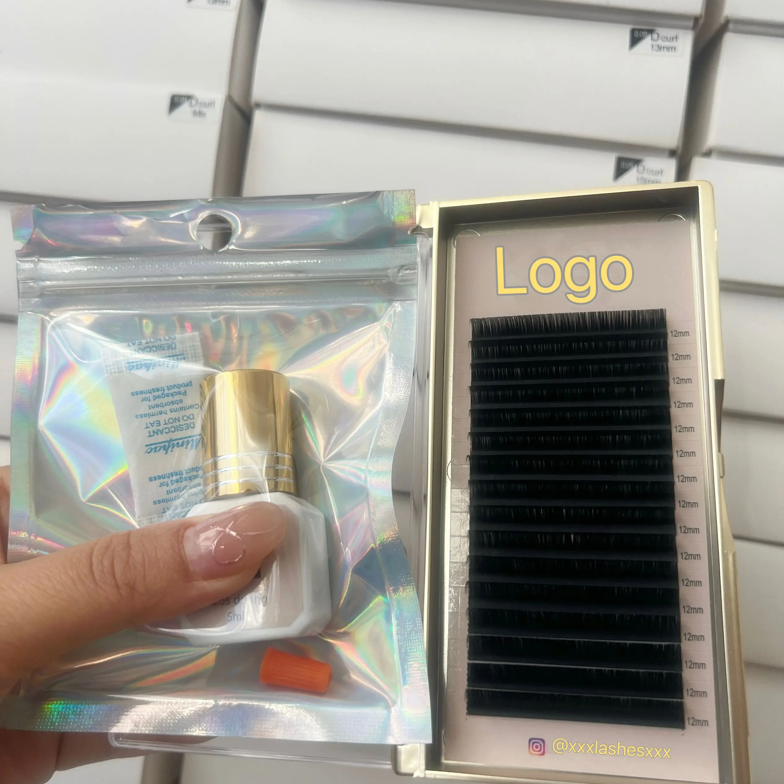 Private Label Individual Lash Extensions Glue the Latest Date Fast Dry Low Humidity False Eyelash Extension Glue Adhesive