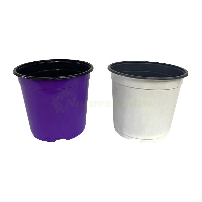 outdoor indoor plant pot flower double color seedling pots for home garden