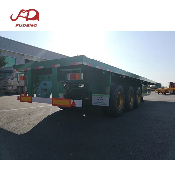 3 axles 4 axles 5 axles flat deck trailer flatbed trailer pan trailer