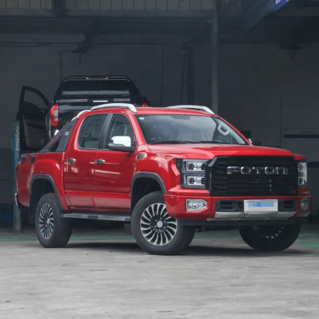 Популярный в Южной Америке бренд Foton G9 черного/серого цвета 4wd 4x4 по цене 2/3/4/5/6 двухместные пикапы для продажи