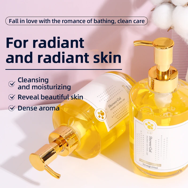 OEM Shower Gel Whitening Body Wash Hyaluronic acid shampoo conditioner set nourishing oil control fragrance shampoo