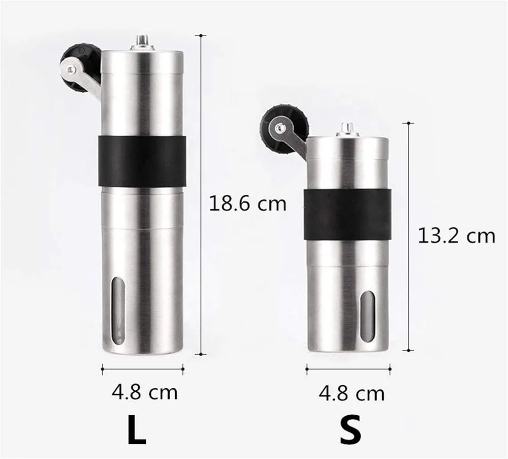 Travel small mini expresso hand manual coffee grinder mill oem logo gift