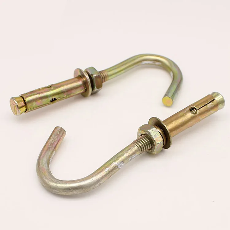 Factory Direct Sale Ceiling Hook Bolt Expansion Concrete Wall J Hook Type Elevator Expansion Bolt