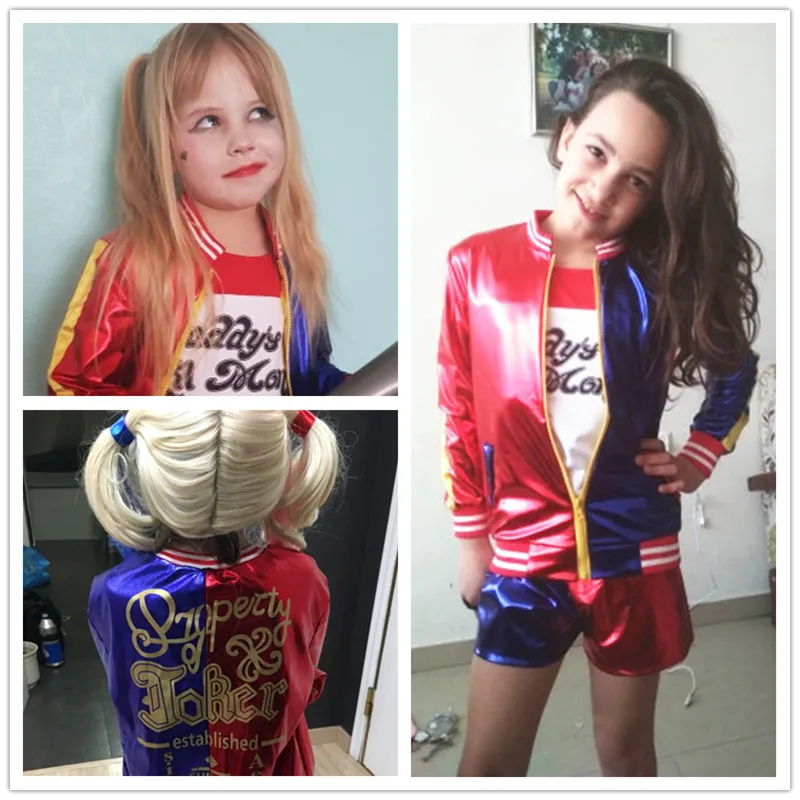 Suicide Squad Harley-Quinn Monster Adult T Shirt 2016 Cosplay Costume Women Tee