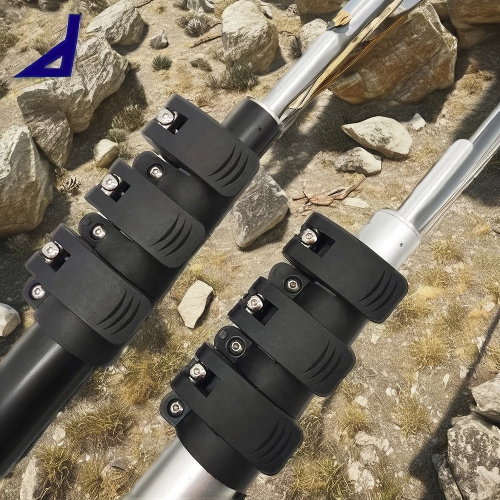 Custom 2800mm Camping Tent Pole Awning Telescopic Flip Lock Pro for Outdoor Use Tent Accessories