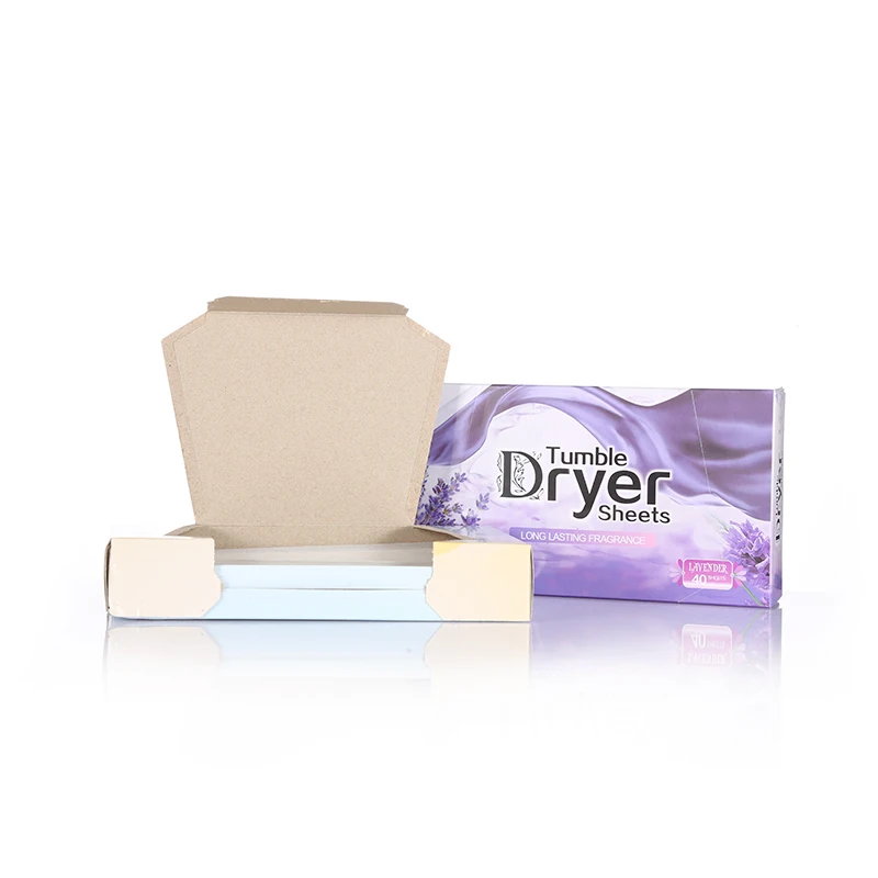 Safe ingredients fresh laundry dryer sheets drum dryer use tumble dry sheets with 3 type aroma