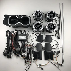 LED Ambient Light For jeep Wrangler JL 2018-2020 Turbine led air vent outlet inlet center console lamp front air condition vent