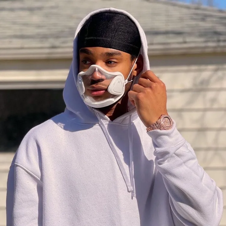 Transparent Mask With Five Protective Filters Fashion Masclear Transparent Clear Face Masks