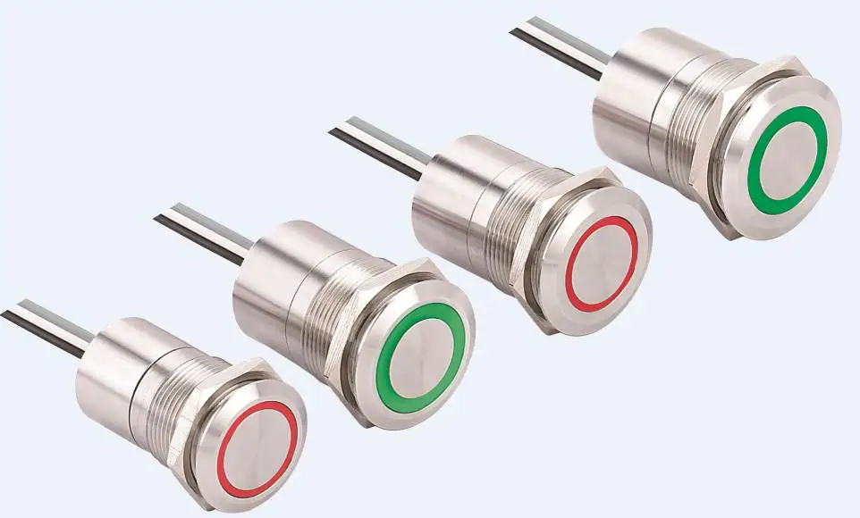 sensitive touch switch (CE, ROHS) 22mm IP68 1NO stainless steel momentary capacitive touch switch