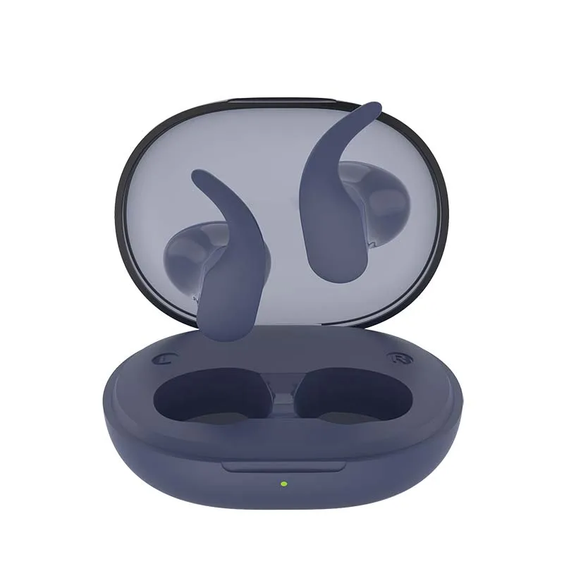 Transparency Space capsule Soft Silica Gel Ear Wing Earphones