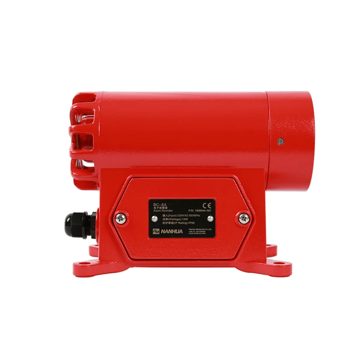 Ip65  Bc-8 Security Sound Speaker  Alarm Siren Beacon Led Strobe Light Audible Visual Alarm  Horn For Trucks,Dock,Crane