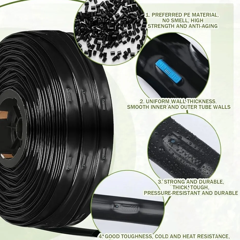 20mm Drip Hose Double Hole Drip Pipe Garden Irrigation System Highest Quality Complete Drip Irrigation System for 1 Hectare