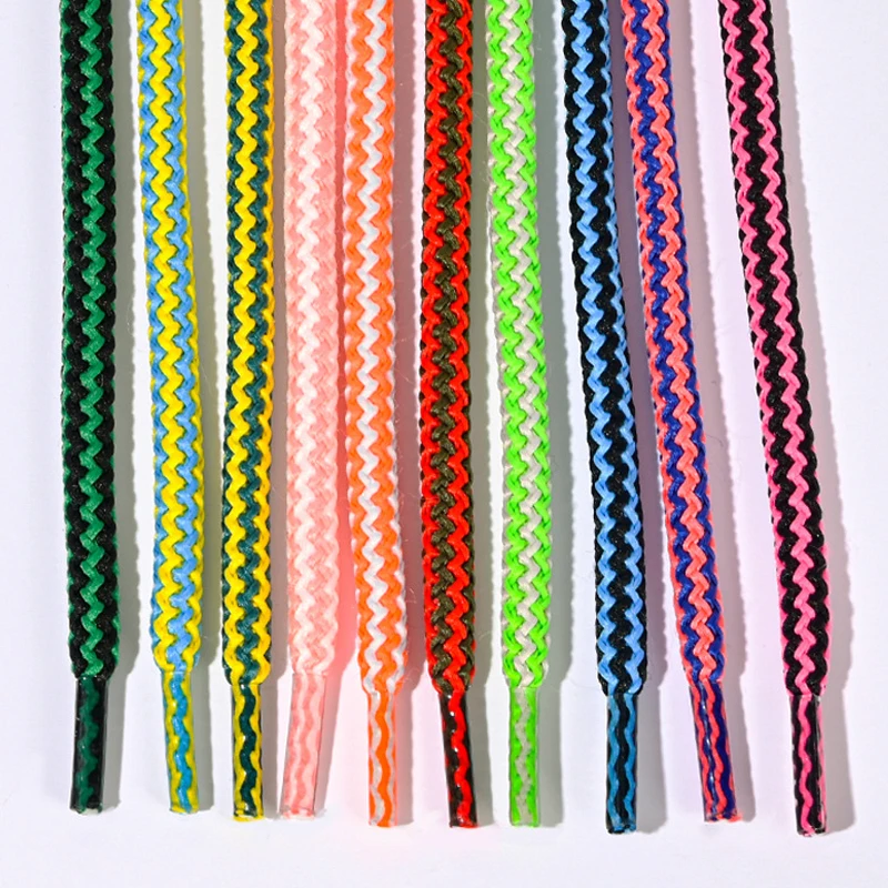 Spot Supply Colored Mesh Terylene Cord 5mm Braided Rope Transparent Plastic Tip Woven Finish Drawstring Hoodie Bags Garments