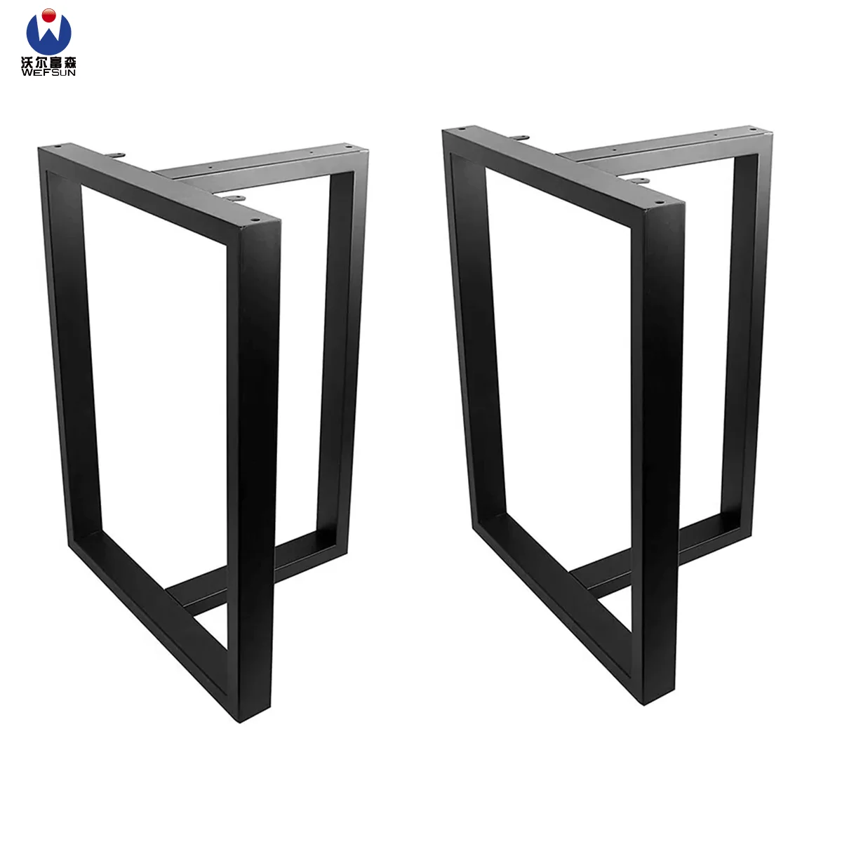 Cheap Price Custom Modern Furniture Accessories Industrial Cast Iron Table Base Wide Flat Stainless Steel Metal Table Legs