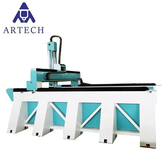 Jinan 5axis  cnc 3050 3d foam milling machine with syntec controller