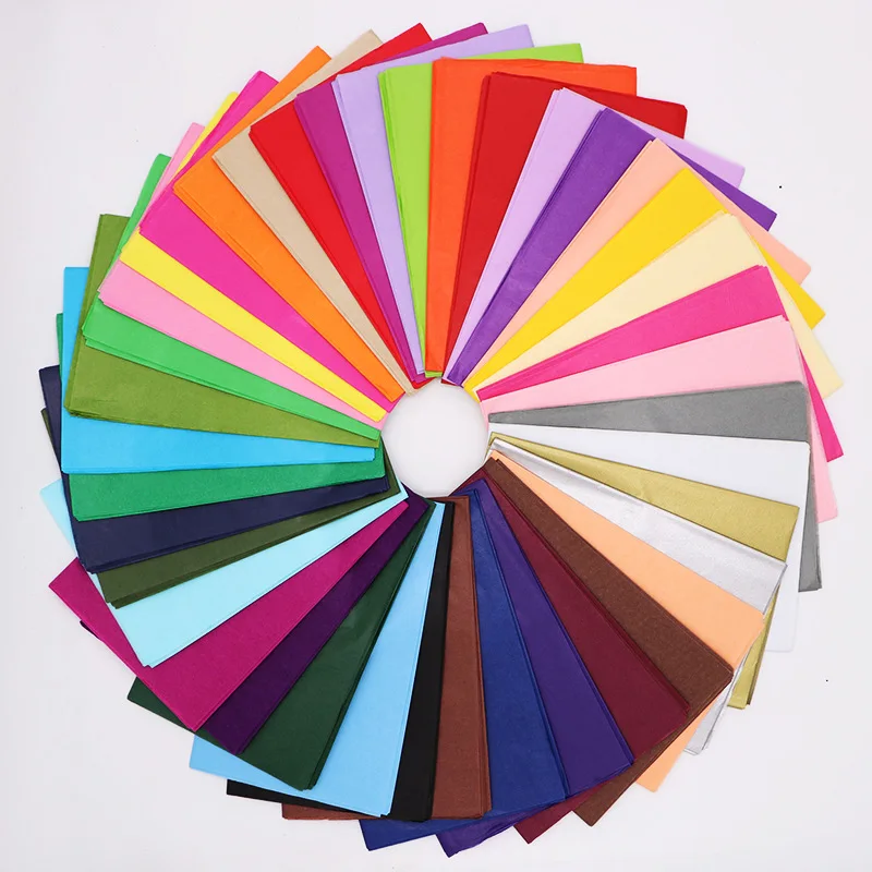 RTS flower clothing wrapping gift color paper bouquets roll black tissu paper wrap for packaging