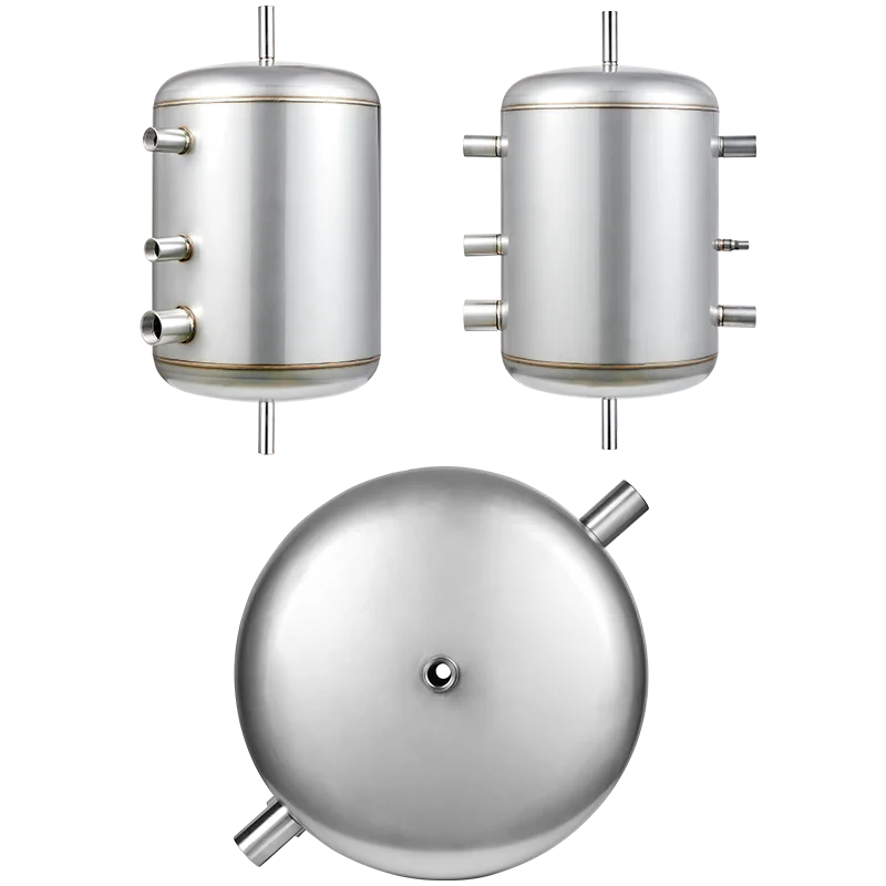 China factory supplier 200L 300L 500L 1000L buffer tank, duplex hot water buffer tank 304/316/ stainless steel