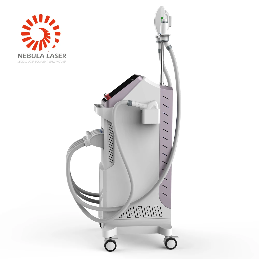 4 in 1 high power ipl elight nd yag laser tattoo removal 808nm hair removal beauty salon machine