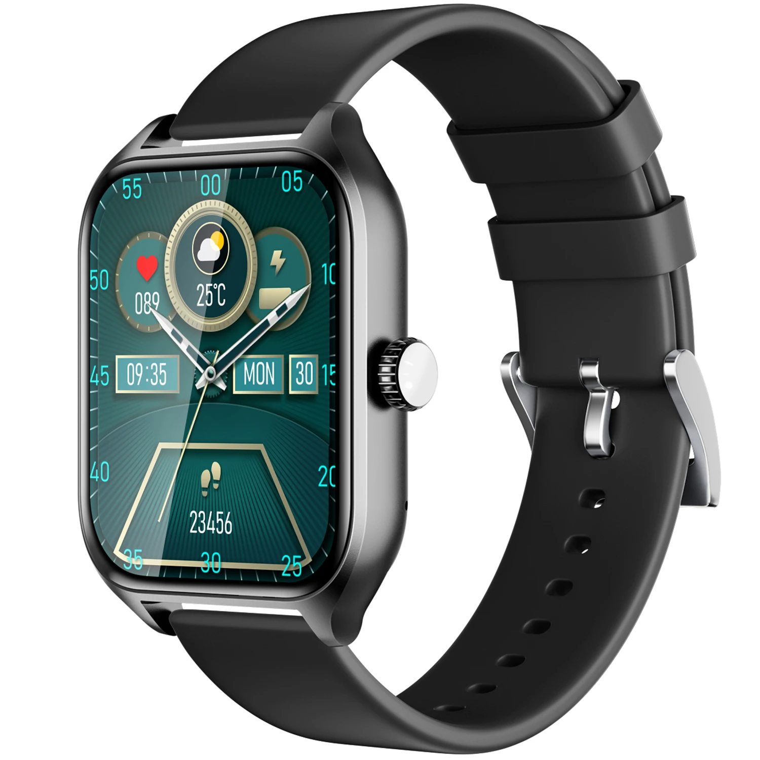 Valdus WS5 Multiple Motion Modes BT Call 1.86 IPS HD Full Screen Touch Rotary Button Music Playback Voice Assistant Smart Watch