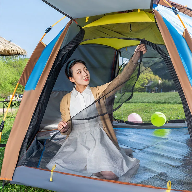 Hot Selling 283X283CM Summer Outdoor Camping Tent Big Dome Equipment with Oxford Fabric for Families