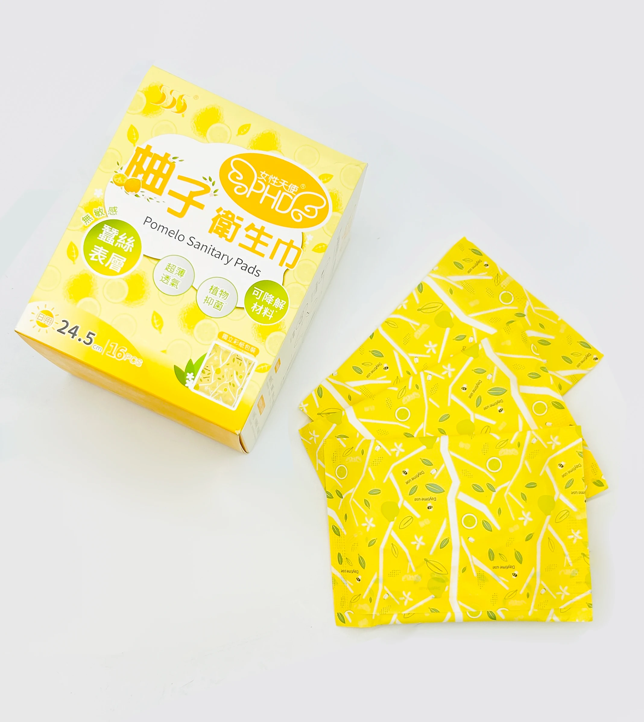 Highly Absorbent Organic Feminine Hygiene Products 96.8% Biodegradable Sanitary Napkin