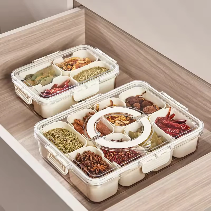 Поднос для сервировки с крышкой и ручкой контейнер закусок переносных конфет фруктов орехов