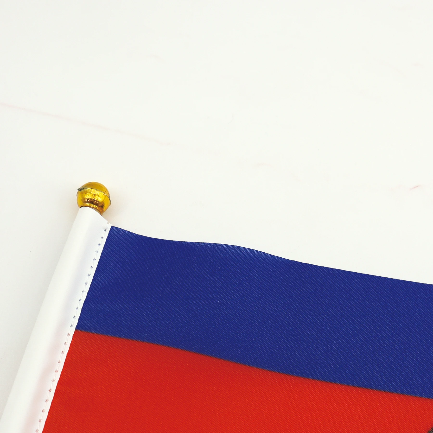 Custom digital printing Cambodia Country Stick Hand Held Flag for Sports