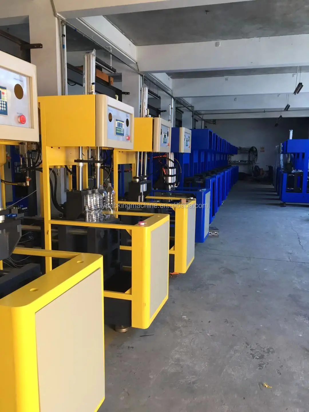 HZ-880 chum power semi auto pet bottle blowing machine