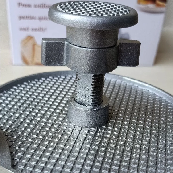 adjustable new Aluminum alloy Wholesale Meat Press Smash Burger Press Hamburger Bacon Press