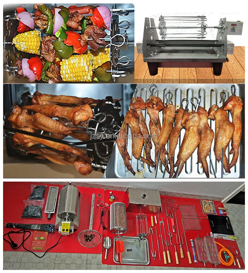 Multifunction Home Use Small Manual Turn Coffee Nut Roasting Baking Machine/Stainless Steel Electric Outdoor Barbecue Machine