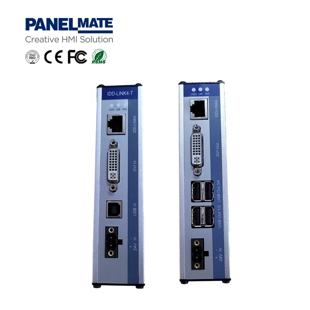 Алюминиевый корпус Dv 24v Dvi Usb вход выход беспроводной Kvm удлинитель