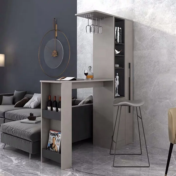 Luxury Vintage Modern Living Room Furniture White Wooden Buffet Sideboard Mini Corner Home Coffee Wine Bar Cabinet
