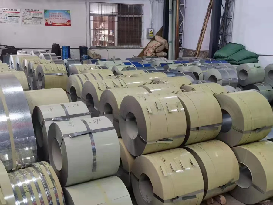 Factory Custom CRD warehouse High Tensile rolling gate roller shutter Dark blue cold rolled Sring Steel Coil
