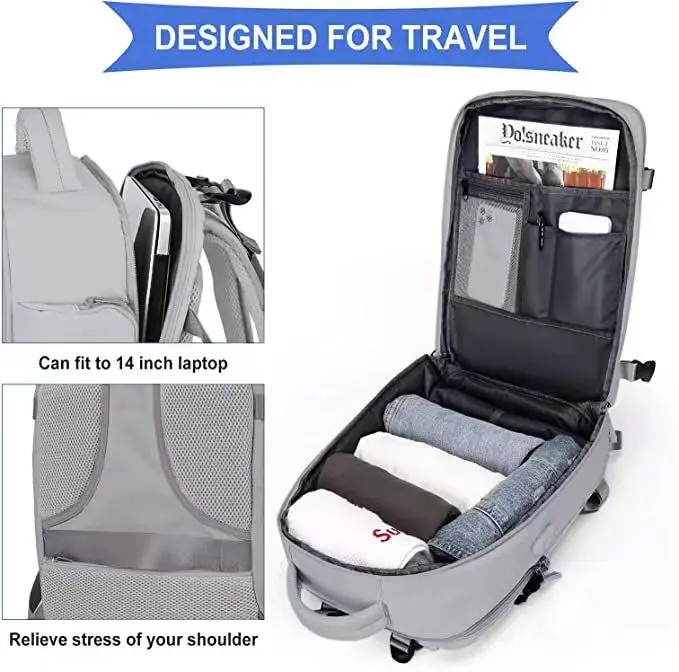 Custom mochilas mujer External USB charging port backpack bag sports sacs a dos hommes casual tourist outdoor duffle backpacks