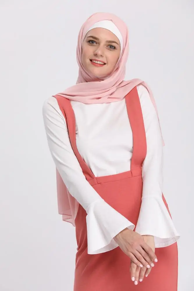 
Hot selling fashion Muslim skirt high quality OEM custom cotton muslim abaya or skirt 