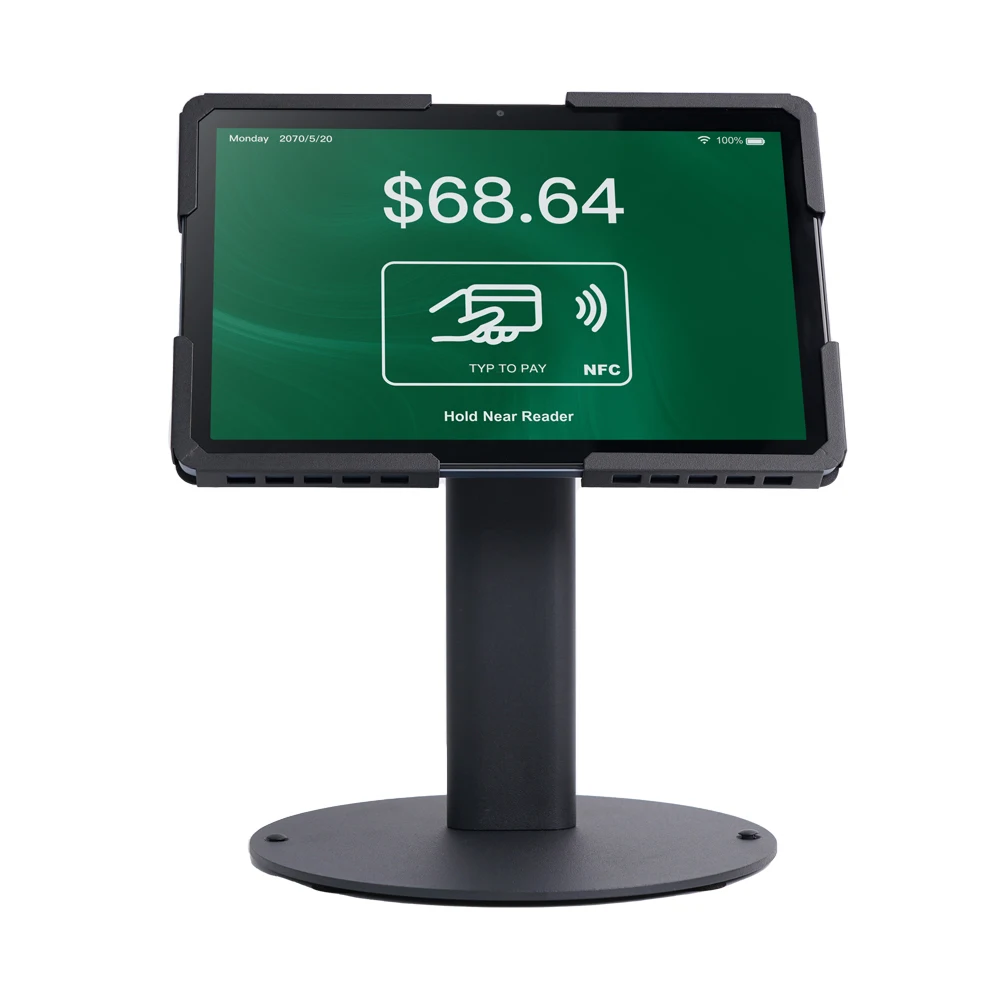 Fast ship restaurant ordering android tablet front nfc reader 10 inch capacitive smart display nfc android tap to pay tablet pc