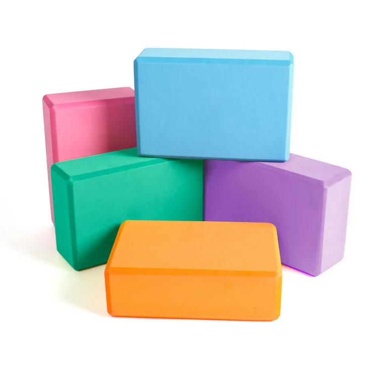 High Density Improve Strength New Type Two-color EVA Foam Brick Yoga Blocks