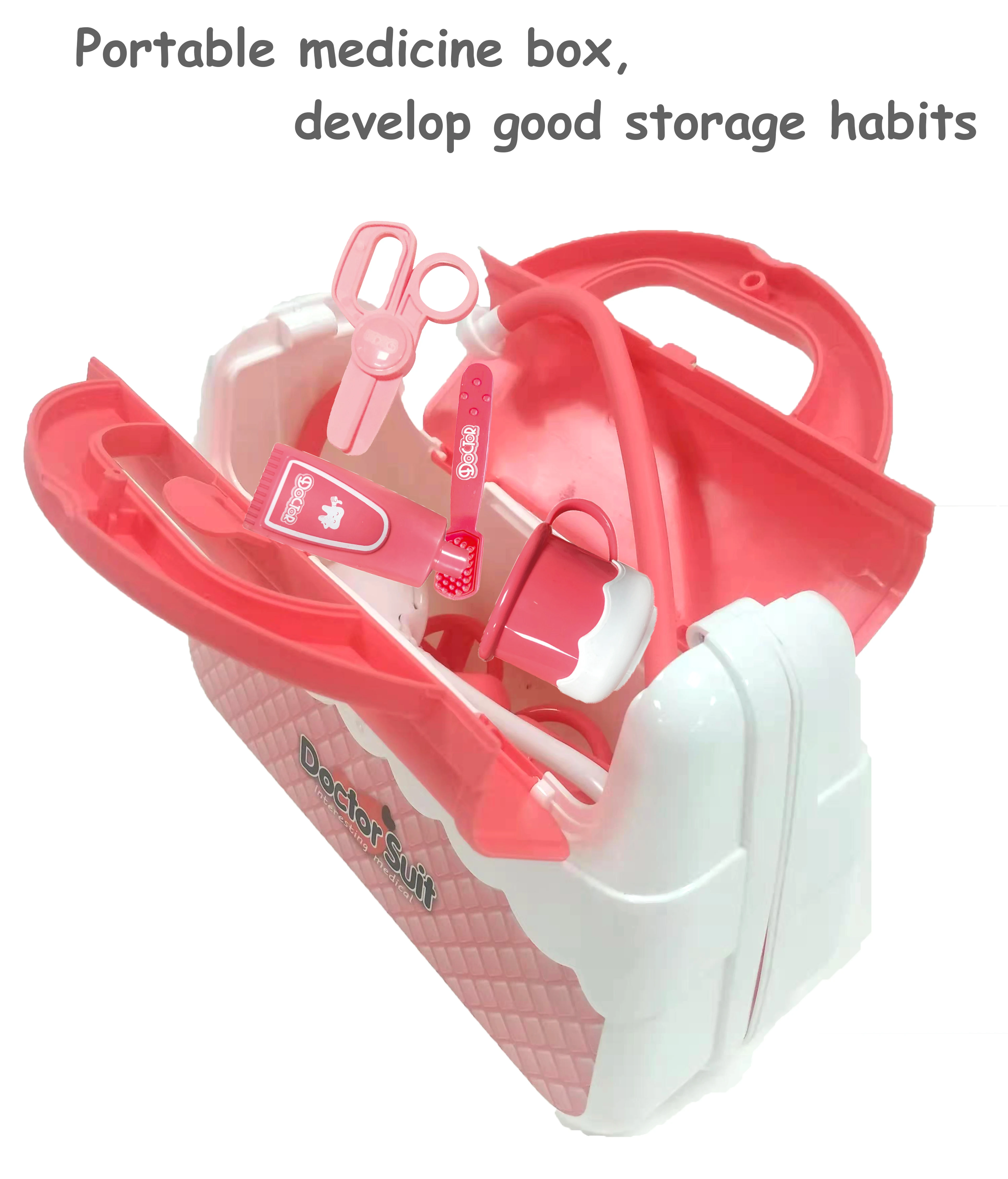 11pcs role playing doctor play set sound and light plastic doctor kit for kids