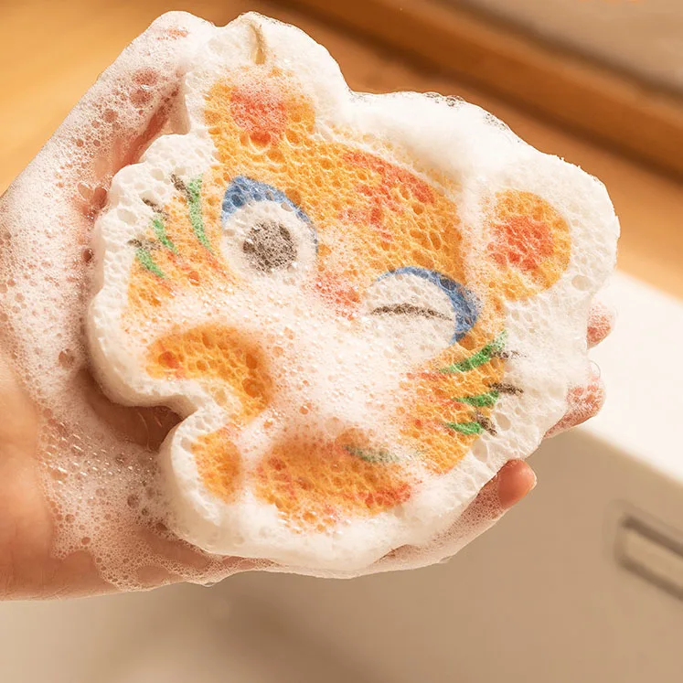 Cute Cellulose Compressed Sponges Kitchen  Cleaning Natural Household Cleaning Sponges for Dish Glass Cleaning